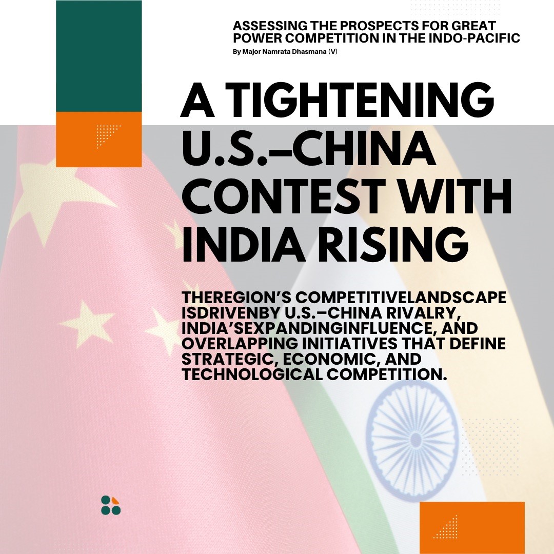 a tightening us china contest with india rising